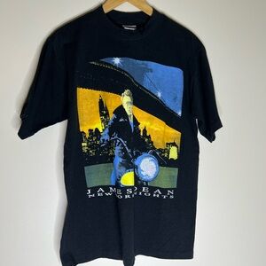 Vintage 1990s James Dean Brooklyn Nights Graphic T Shirt / Made In USA Size L